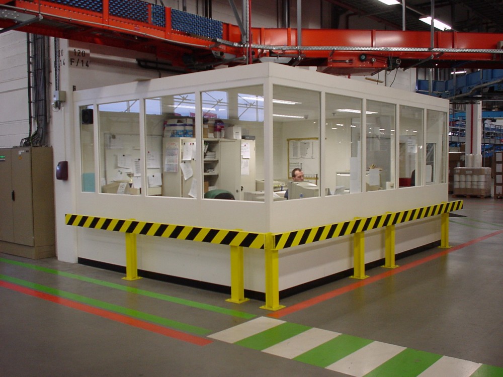 Industrie Logistiek kantoor verplaatsbare wand Nike 2008