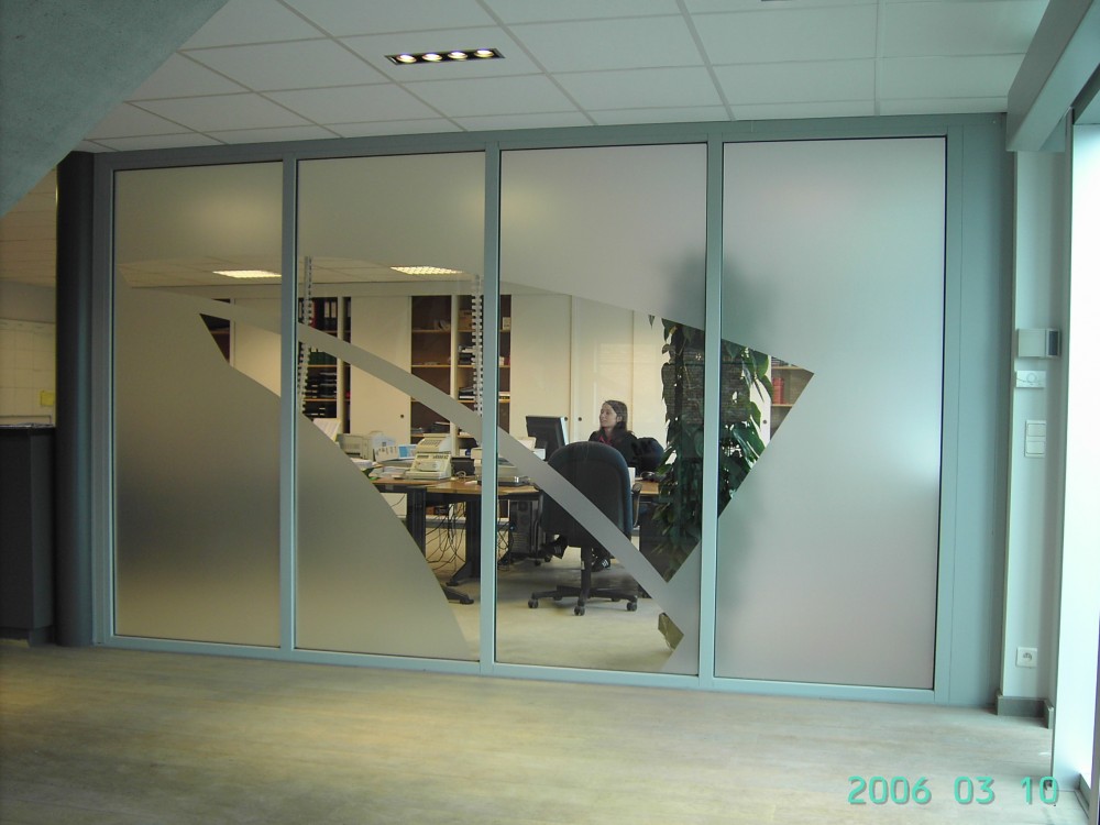 Kantoor Modulaire wand glas Jako Lier 2008 (1)