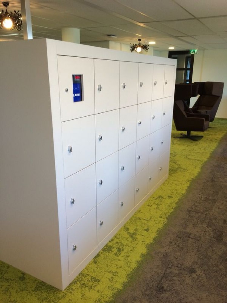 Lockers voor flexplekken garderobe (1)