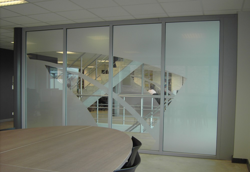 Kantoor Modulaire wand glas Jako Lier 2008 (3)