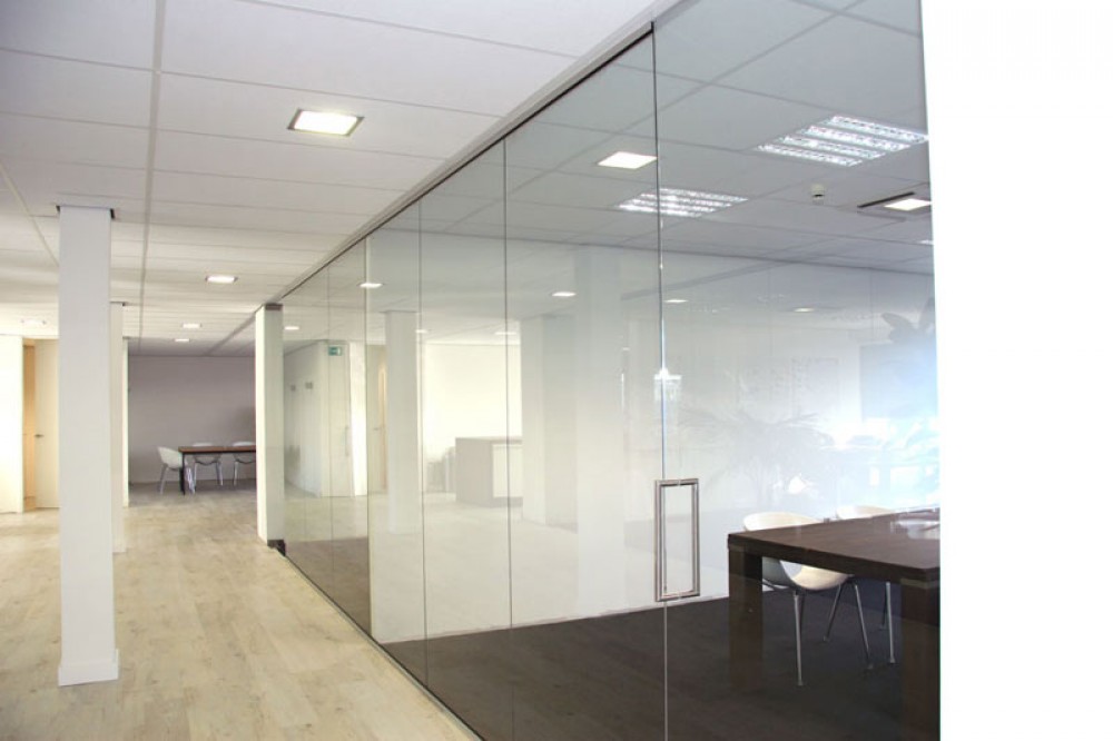 Glaswand kantoor luxeglaswand