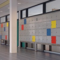 Lockers Mondriaan coll