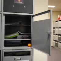 combi locker detail